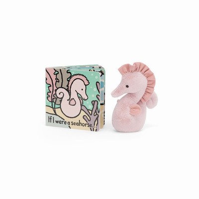 Jellycat If I Were A Seahorse and Sienna Seahorse Medium USA | 46718WVXS